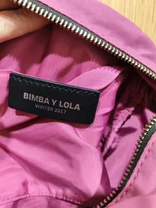 Bolso Bimba y Lola lila rosado asa regulable