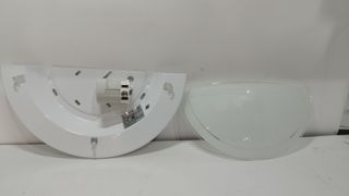 Eglo Lámpara de pared Planet 1, lámpara led de interior de acero y cristal, lámpara de salón en blanco y transparente, casquillo