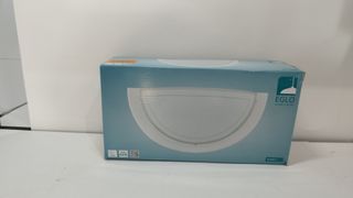 Eglo Lámpara de pared Planet 1, lámpara led de interior de acero y cristal, lámpara de salón en blanco y transparente, casquillo