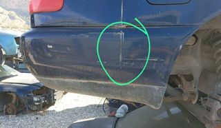 Audi 458450 paragolpes trasero a6 berlina (c4) 2.6