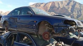 Audi 458450 paragolpes trasero a6 berlina (c4) 2.6