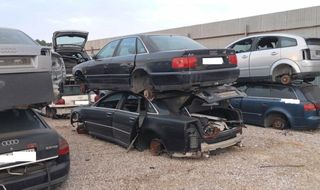 Audi 458450 paragolpes trasero a6 berlina (c4) 2.6