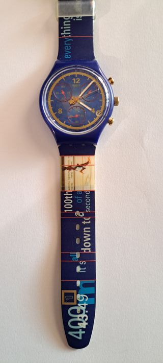 Swatch Chrono Michael Johnson 1997 Oro