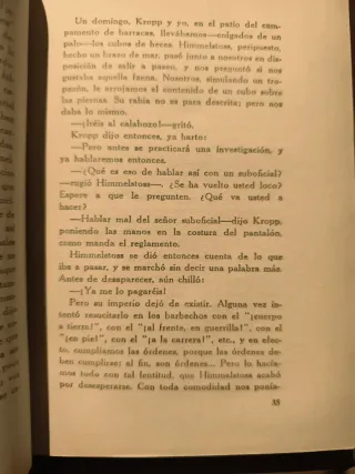 (1929) Libro antiguo Guerra.