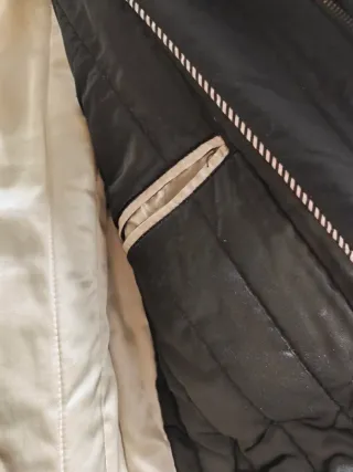 Parka Caramelo Negra Hombre