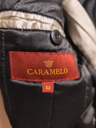 Parka Caramelo Negra Hombre