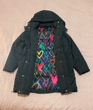 Abrigo Desigual niña negro multicolor