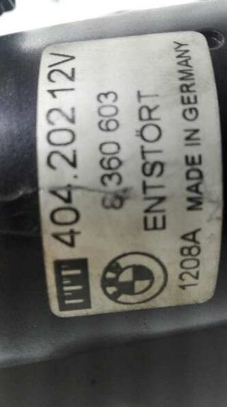 Bmw 143760 motor limpia delantero 8360603 serie 5