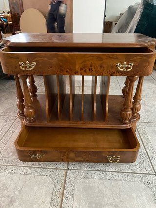 Aparador auxiliar nogal estilo clásico / vintage