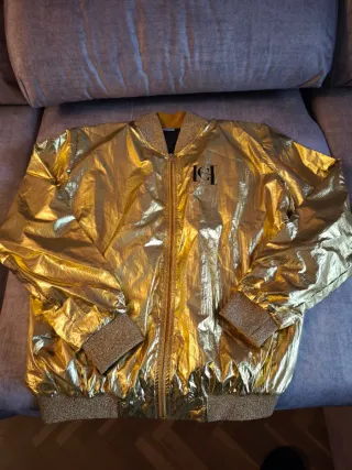 Chaqueta Carolina Herrera Dorada Original