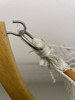 Amaca decorativa legno e rete