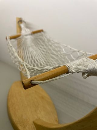 Amaca decorativa legno e rete