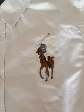 Camisa Polo Ralph Lauren Blanca