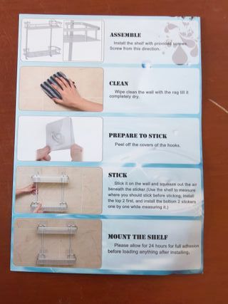 Hawsam Sin necesidad de taladrar estante ducha, Estantes de baño de aluminio espacial perforado entramado de baño muebles de bañ