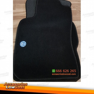 ALFOMBRILLAS VW PASSAT 97-05 LOGO VW EN AZUL BORD