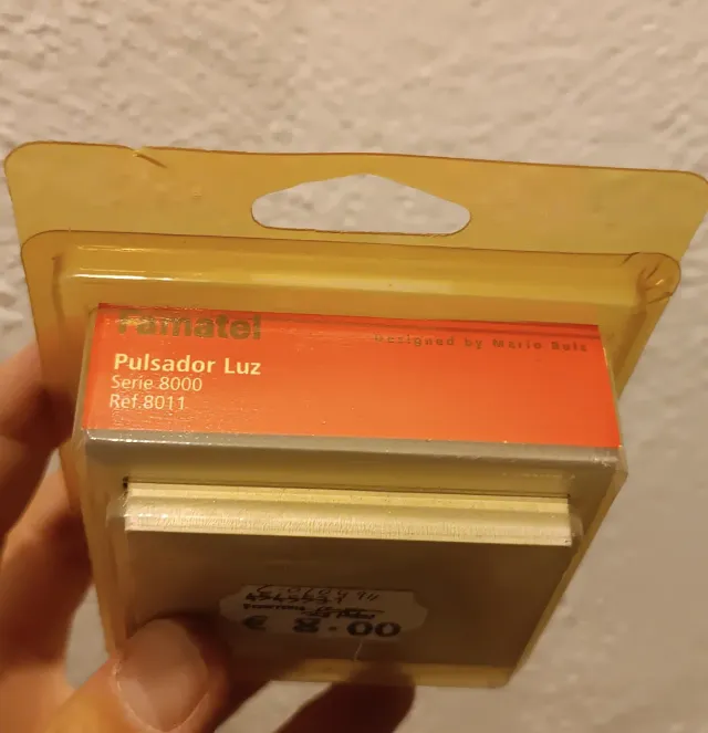 Lote 6 pulsadores de luz