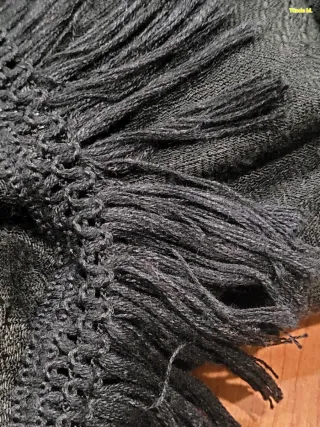 Chal Estampado Parches Flecos Mujer