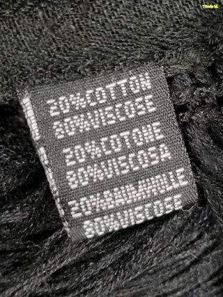 Chal Estampado Parches Flecos Mujer