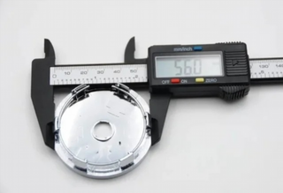 4 Centros de rueda PORSCHE 60mm NEGRO