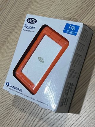 Disco Duro Externo LaCie Rugged 1TB Thunderbolt