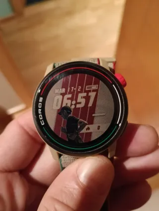 Reloj GPS Coros pace 3, correa amarilla sin uso