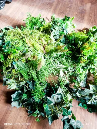 Plantas de plástico decorativas