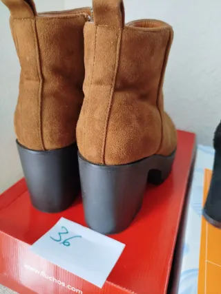 Botas de señora marrón N.36