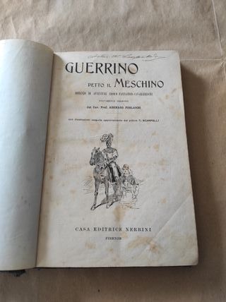 Libro Guerrino detto il meschino nerbini Firenze