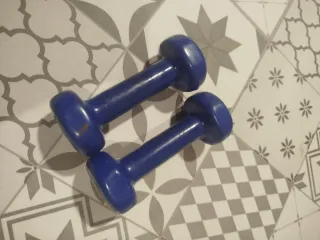 2 Mancuernas Vinilo 1kg