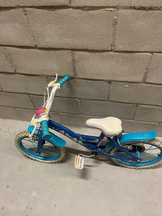 Bicicleta Infantil Frozen Azul