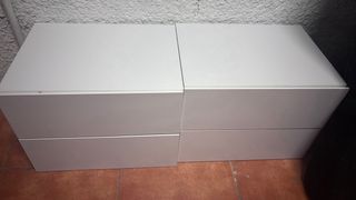 Juego 2 Mesitas Noche Flotante