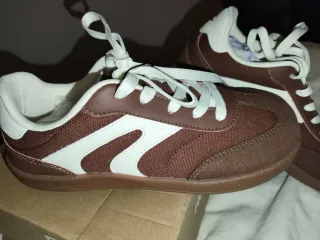 Hobibear Zapatillas Marrones Granates Talla 38 Nue