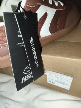 Hobibear Zapatillas Marrones Granates Talla 38 Nue