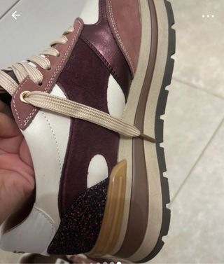 Sneakers Keys donna rosa/bianco taglia 40