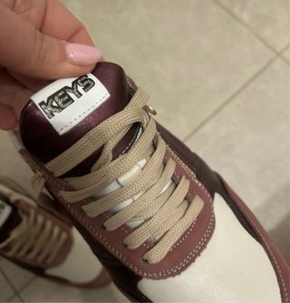 Sneakers Keys donna rosa/bianco taglia 40