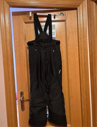 Pantalón de esquí niño negro.