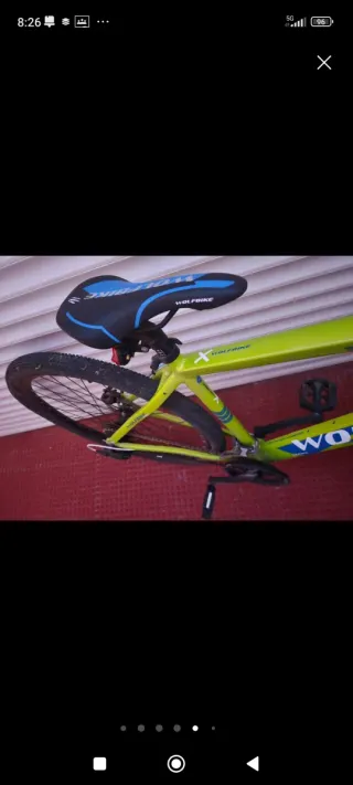 Bicicleta verde WOLFBIKE