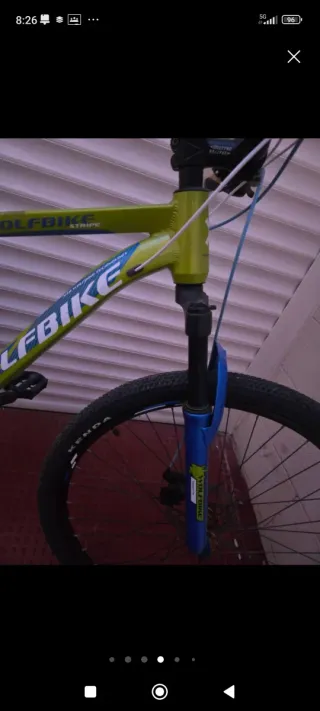 Bicicleta verde WOLFBIKE