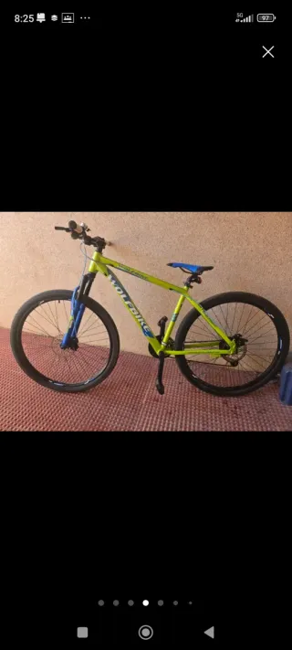 Bicicleta verde WOLFBIKE