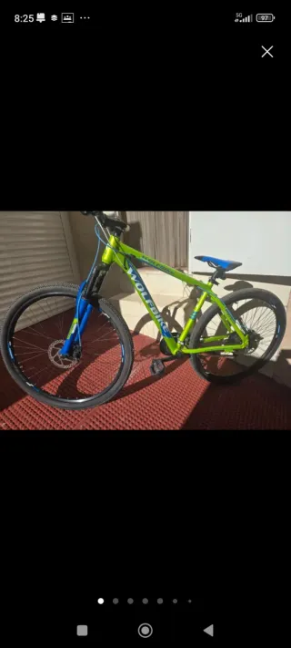 Bicicleta verde WOLFBIKE