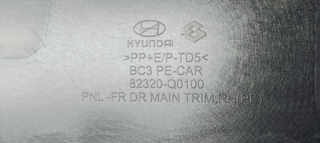 GUARNECIDO PUERTA DELANTERA DERECHA HYUNDAI I20 (