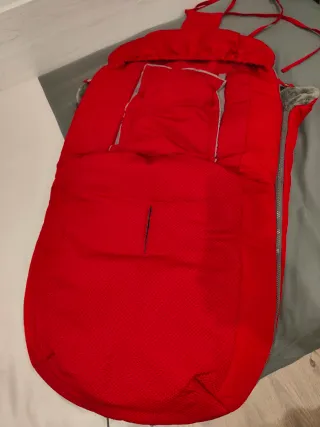 Saco térmico para bebé rojo