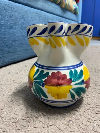 Brocca vintage decorata fiori