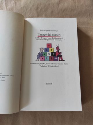 Libro il mago dei numeri Hans m. Enzensberger