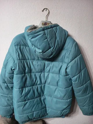 Cazadora Benetton niño azul y gris,10/12 años