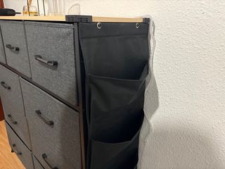 Cajonera de tela y metal