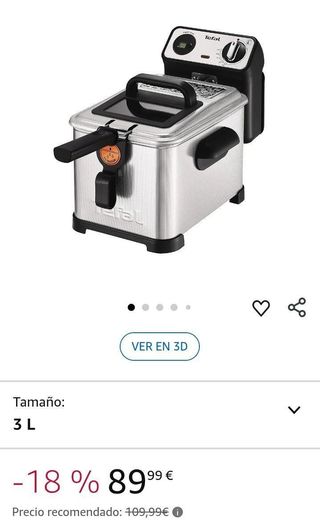 Tefal Filtra Pro Premium Freidora Semi profesional