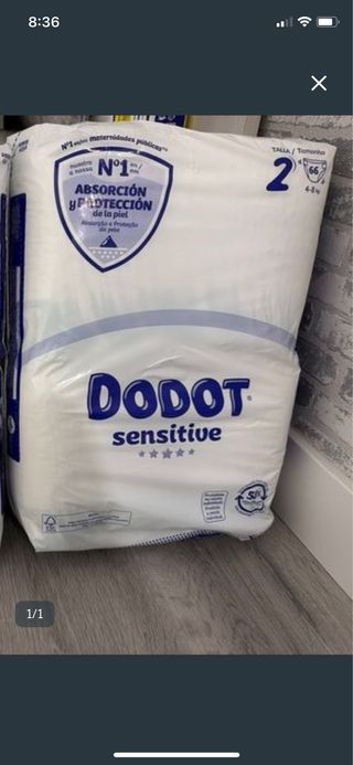 Pañales Dodot Sensitive Talla 2 (66 uds)