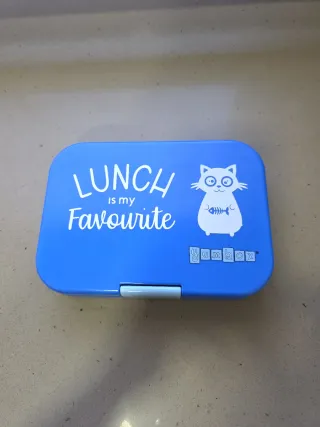 Fiambrera Yumbox Azul Gato