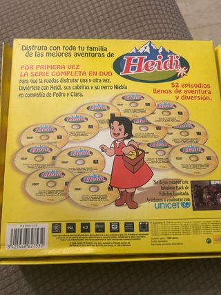Heidi Serie Completa 13 DVD + 1 DVD UNICEF